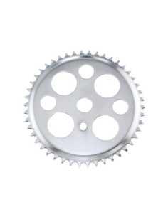 Lucky 7 Steel Chainring 1/2 X 1/8 46t Chrome.